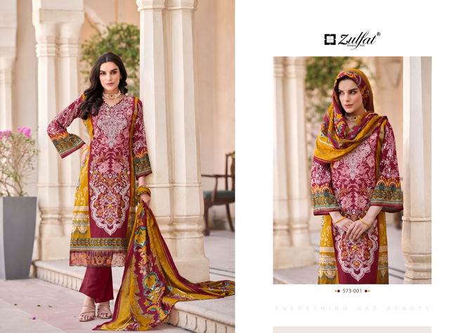 Gulrez Vol 3 By Zulfat Printed Cotton Dress Material Wholesale Clothing Suppliers In Mumbai
